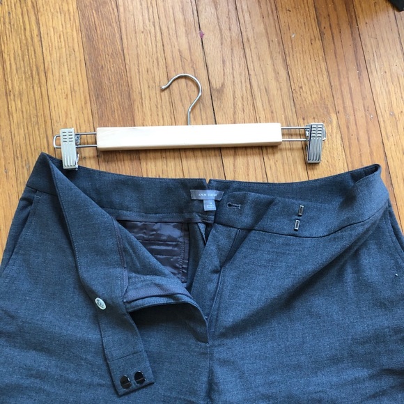 Ann Taylor • classic charcoal wide leg trousers - Picture 3 of 6